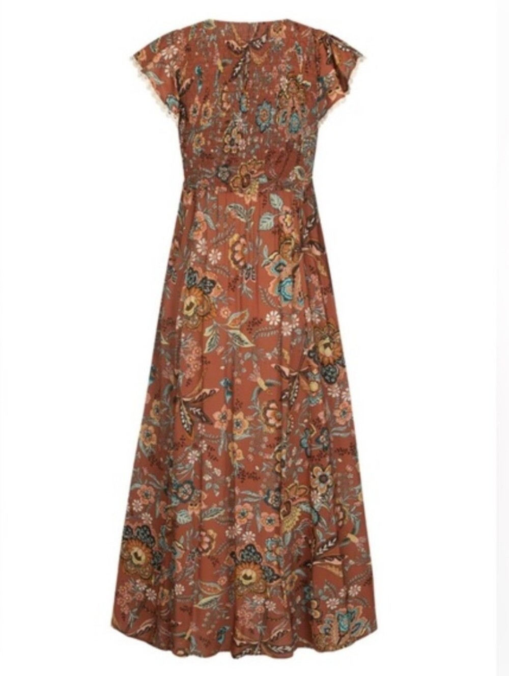 Spell Mojave Lily Shirred Maxi Dress - Picture 5 of 13